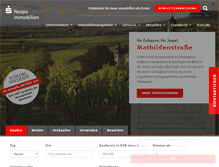 Tablet Screenshot of naspaimmobilien.de